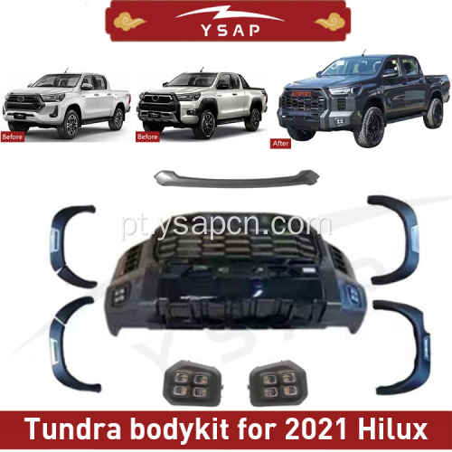 Kit corporal de preços de fábrica para 2021 Hilux